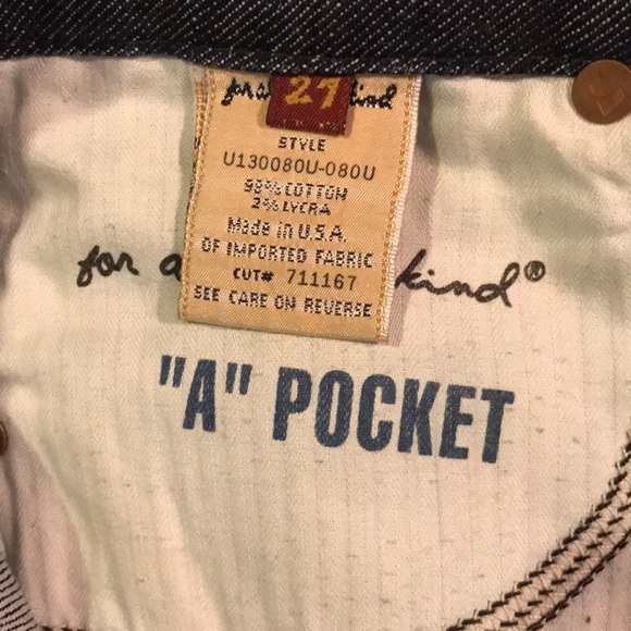 7 For All Mankind “A” Pocket Flare Jeans - Picture 4 of 4